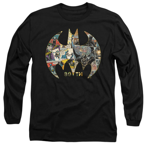 Batman 80Th Shield Long Sleeve T-Shirt