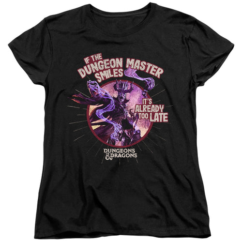 Dungeons & Dragons Dungeon Master Smiles Womens T-Shirt