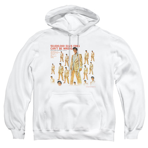 Elvis Presley 50 Million Fans Pullover Hoodie