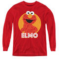 Sesame Street Elmo Scribble Youth Long Sleeve T-Shirt