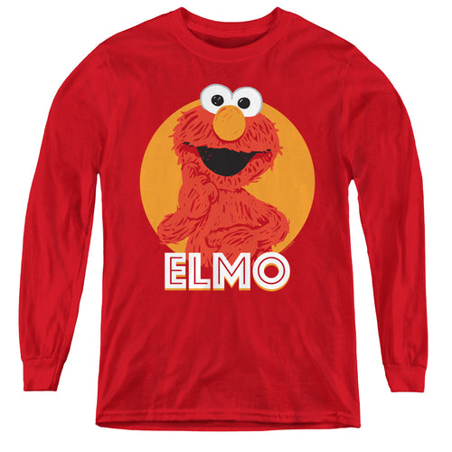 Sesame Street Elmo Scribble Youth Long Sleeve T-Shirt
