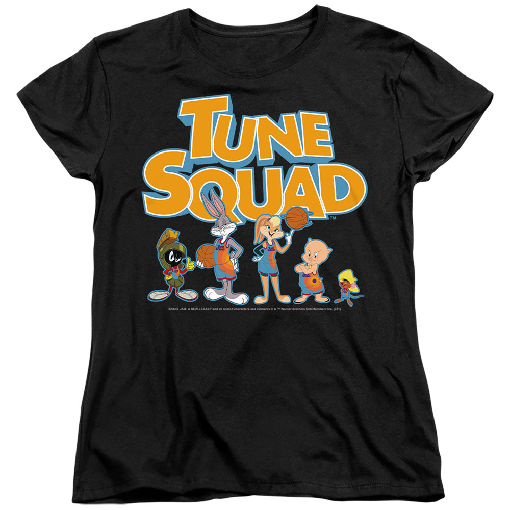 Space Jam Tune Squad Letters Womens T-Shirt