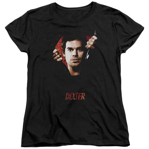 Dexter Breaking Through Womens T-Shirt