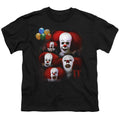 It Many Faces Of Pennywise Youth/Toddler T-Shirt