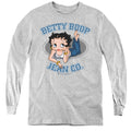 Betty Boop Jean Co Youth Long Sleeve T-Shirt