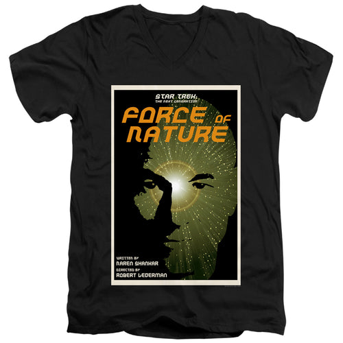 Star Trek Force of Nature Black V-Neck T-Shirt