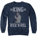 Elvis Presley King Of Rock N Roll Crewneck Sweatshirt