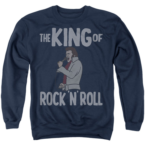 Elvis Presley King Of Rock N Roll Crewneck Sweatshirt
