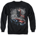 The Batman Batman and Batmobile Crewneck Sweatshirt