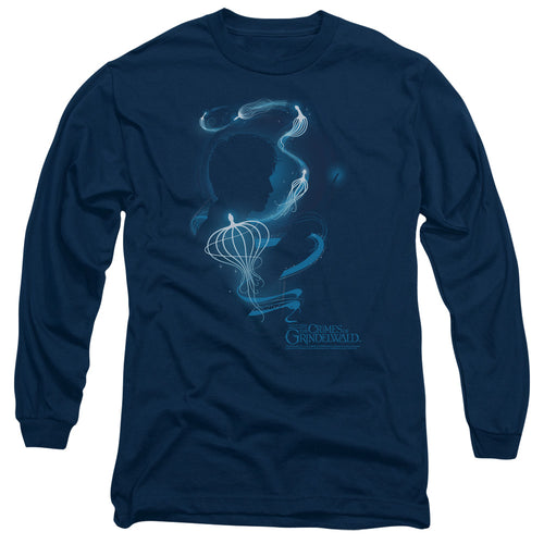 Fantastic Beasts Newt Silhouette Long Sleeve T-Shirt