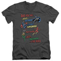 Justice League Dad Hero V-Neck T-Shirt