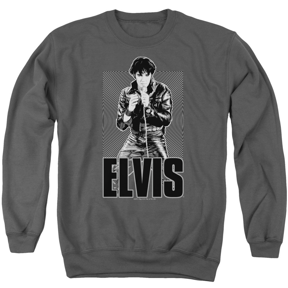 Elvis Presley Leather Crewneck Sweatshirt