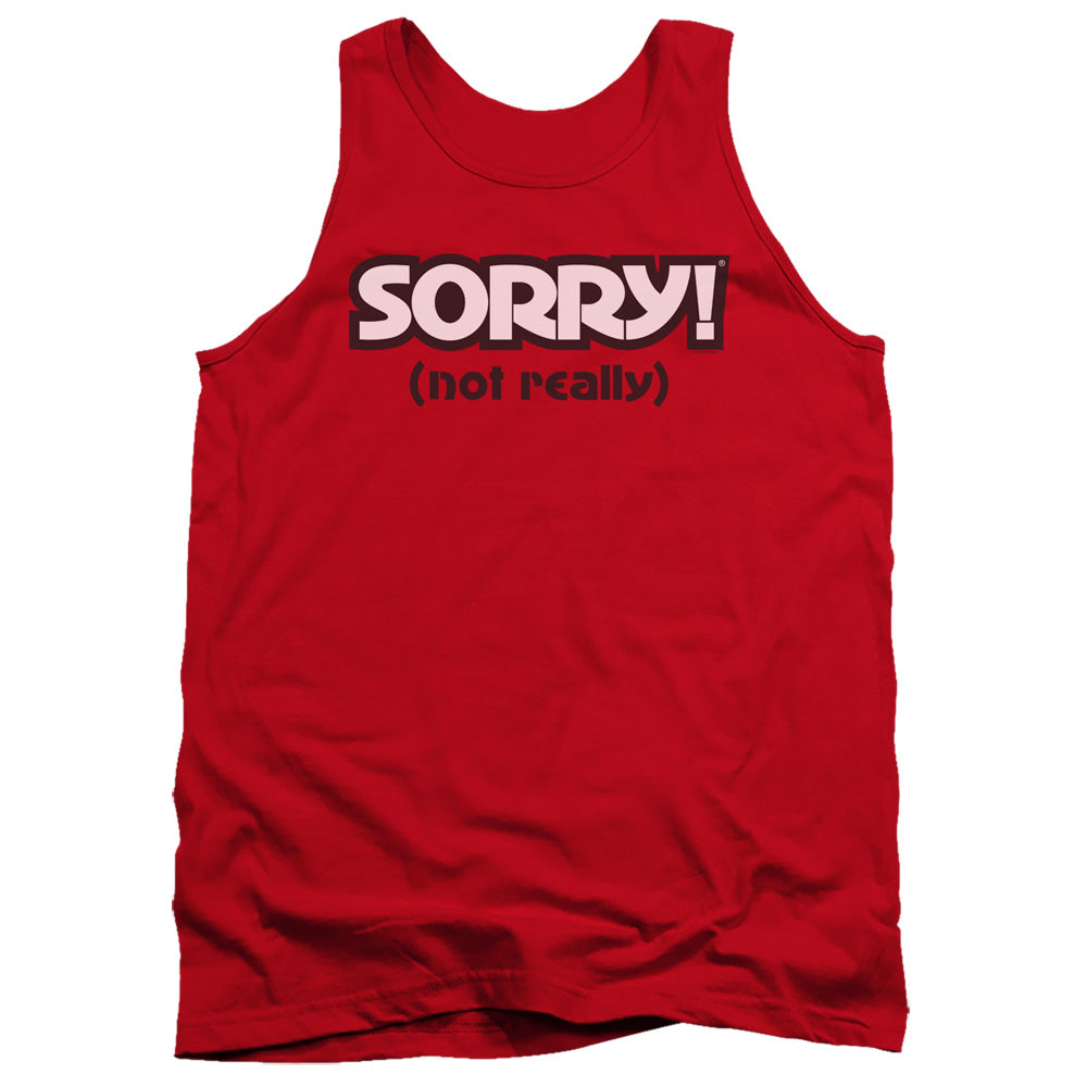 Sorry Not Really Red Tank Top