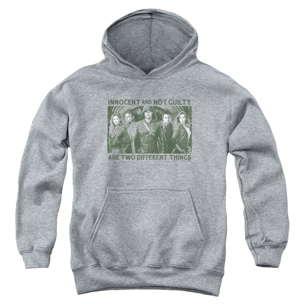 Arrow Innocent and Not Guilty Youth Hoodie