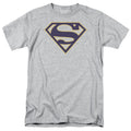 Superman Navy & Gold Shield Athletic Heather T-Shirt