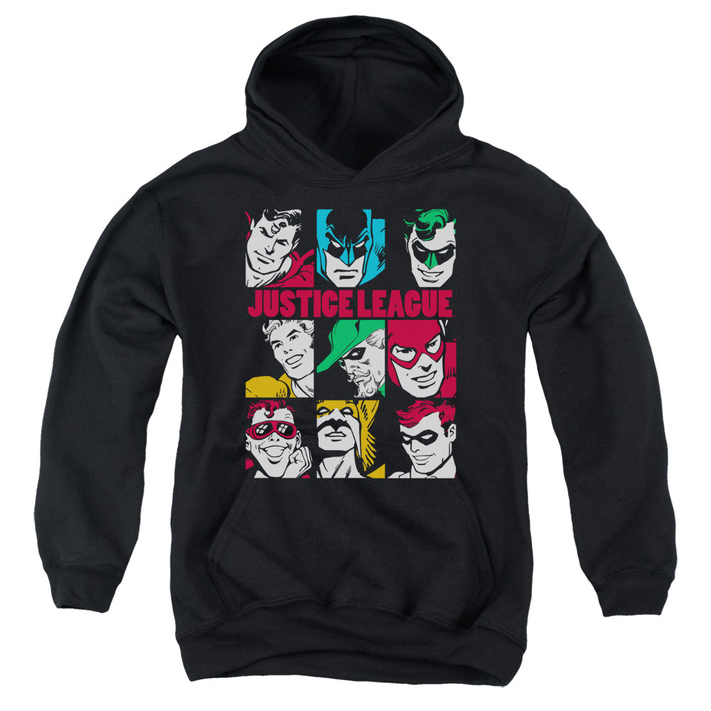 DC Comics Nine Blocks Of Justice Youth Hoodie