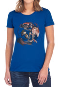 Batman Blood Moon Womens T-Shirt