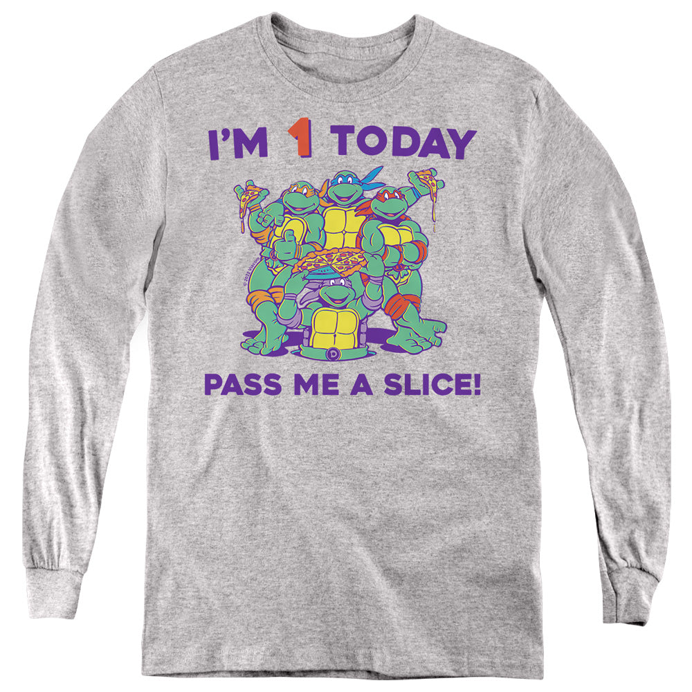 Teenage Mutant Ninja Turtles Pizza Birthday Youth Long Sleeve T-Shirt