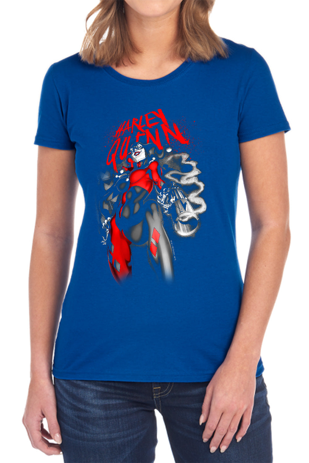 Batman Down The Barrel Womens T-Shirt