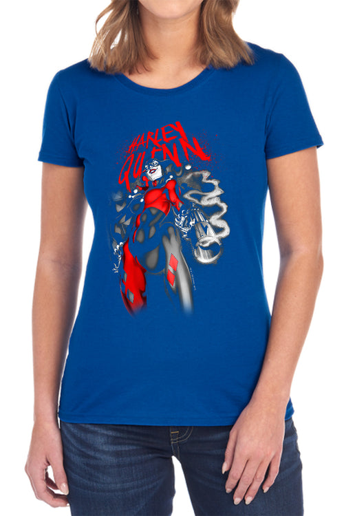 Batman Down The Barrel Womens T-Shirt