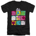 Ren and Stimpy Warhol V-Neck T-Shirt