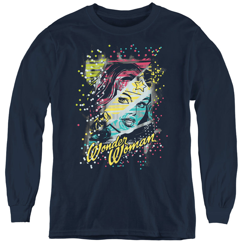 DC Comics Color Block Youth Long Sleeve T-Shirt