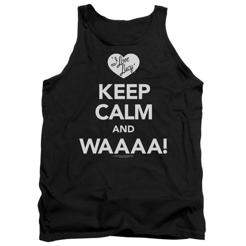 I Love Lucy Keep Calm Waaa Tank Top