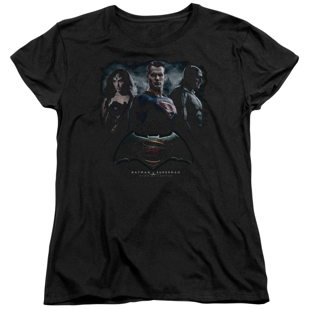 Batman v Superman The Crew Womens T-Shirt