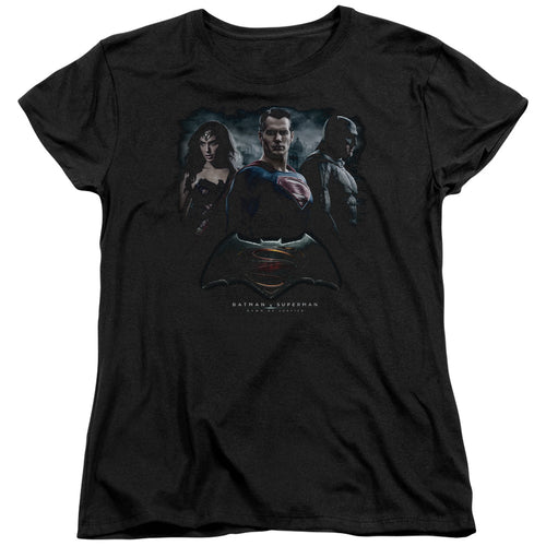 Batman v Superman The Crew Womens T-Shirt