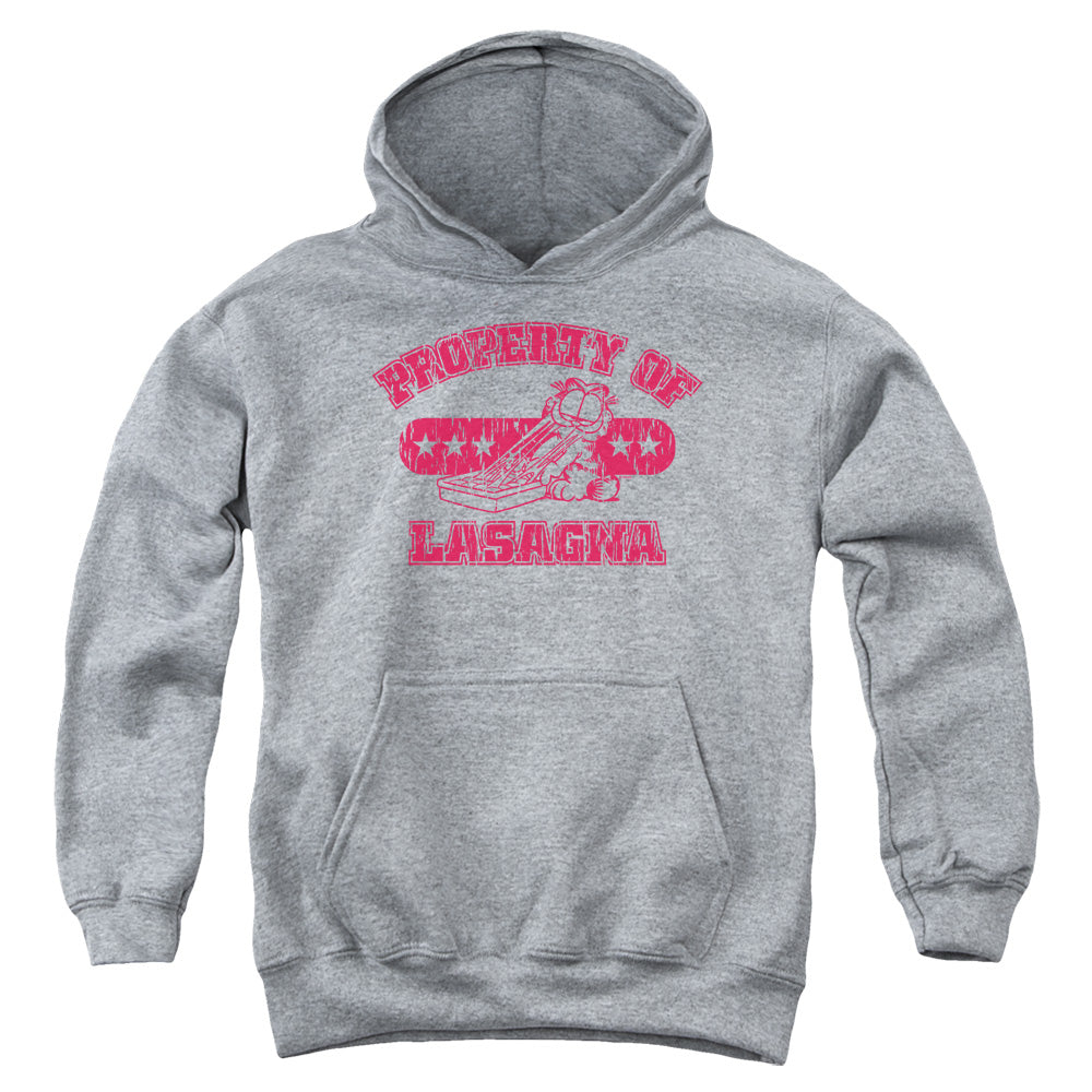 Garfield Property Of Lasagna Youth Hoodie