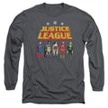 Justice League Standing Below Long Sleeve T-Shirt