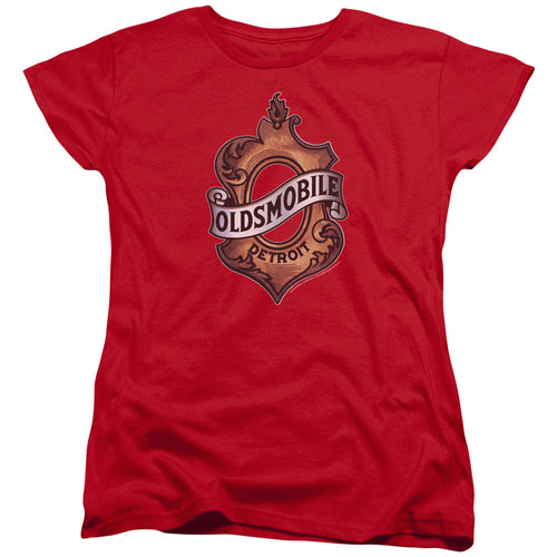 Oldsmobile Detroit Emblem Womens T-Shirt