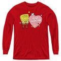 Spongebob Squarepants Be My Valentine Youth Long Sleeve T-Shirt