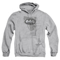 Batman Rivited Metal Logo Pullover Hoodie