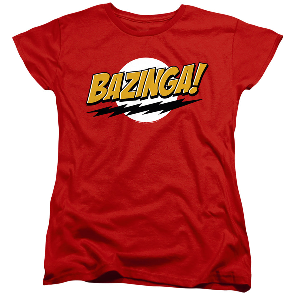 Big Bang Theory Bazinga Womens T-Shirt