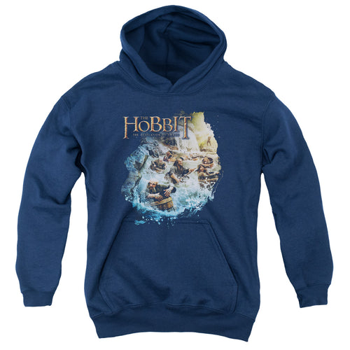 The Hobbit Barreling Down Youth Hoodie