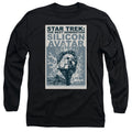Star Trek Silicon Avatar Black Long Sleeve T-Shirt