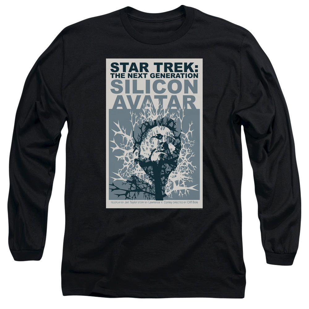 Star Trek Silicon Avatar Black Long Sleeve T-Shirt