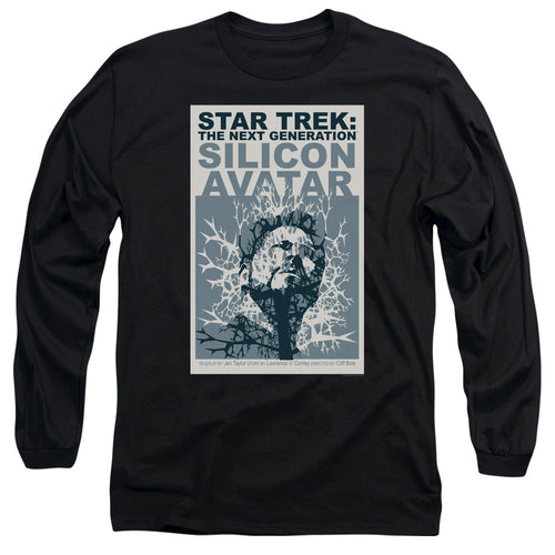 Star Trek Silicon Avatar Black Long Sleeve T-Shirt