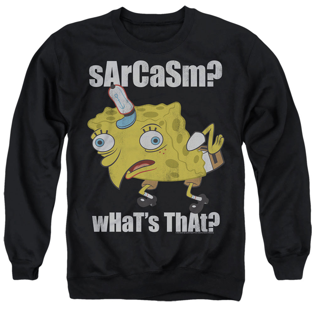 Spongebob Squarepants Sarcasm Meme Crewneck Sweatshirt