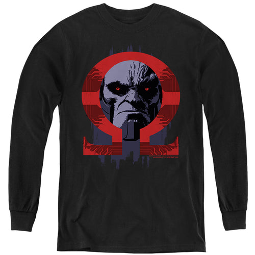 Justice League Darkseid Omega Youth Long Sleeve T-Shirt