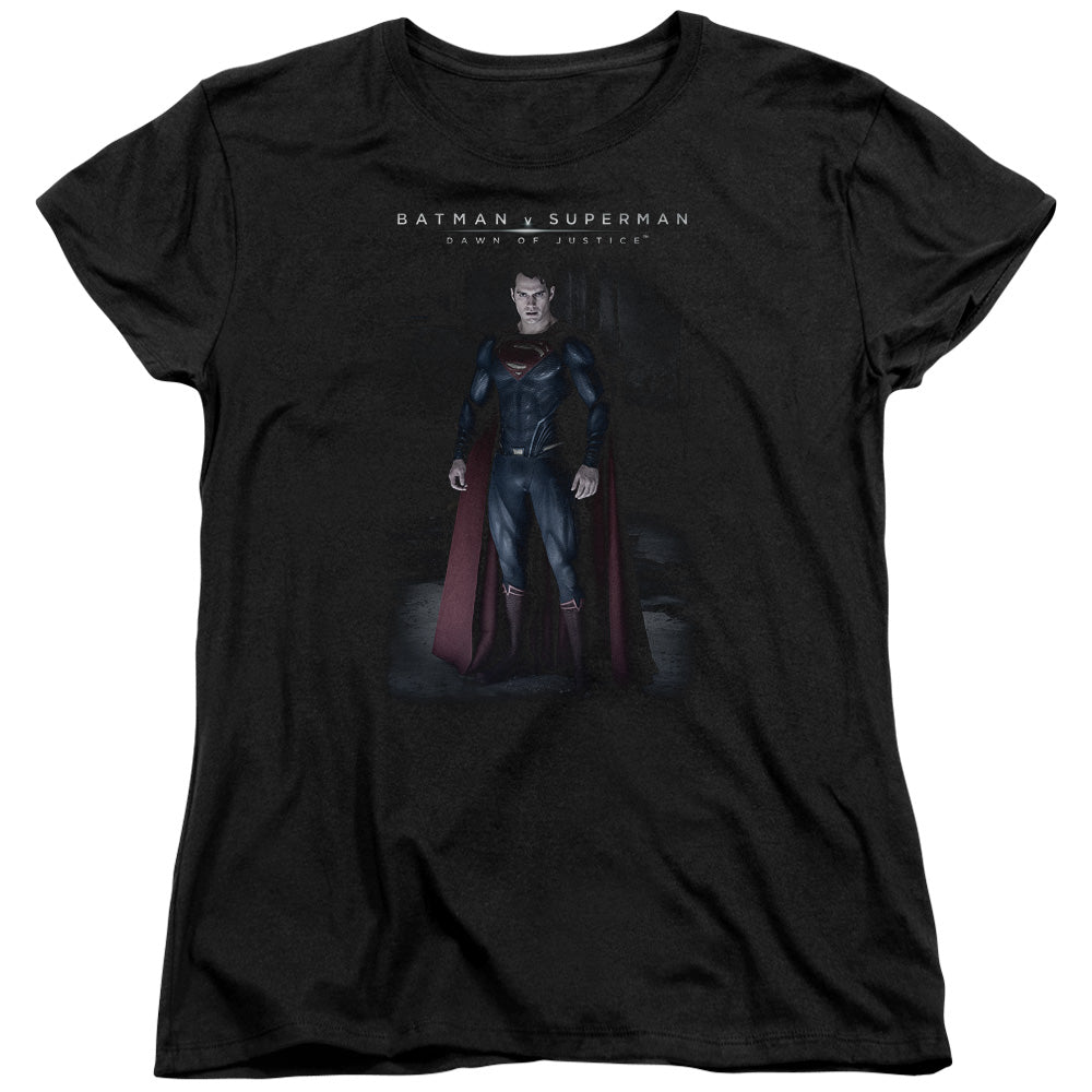 Batman v Superman Stand Tall Womens T-Shirt