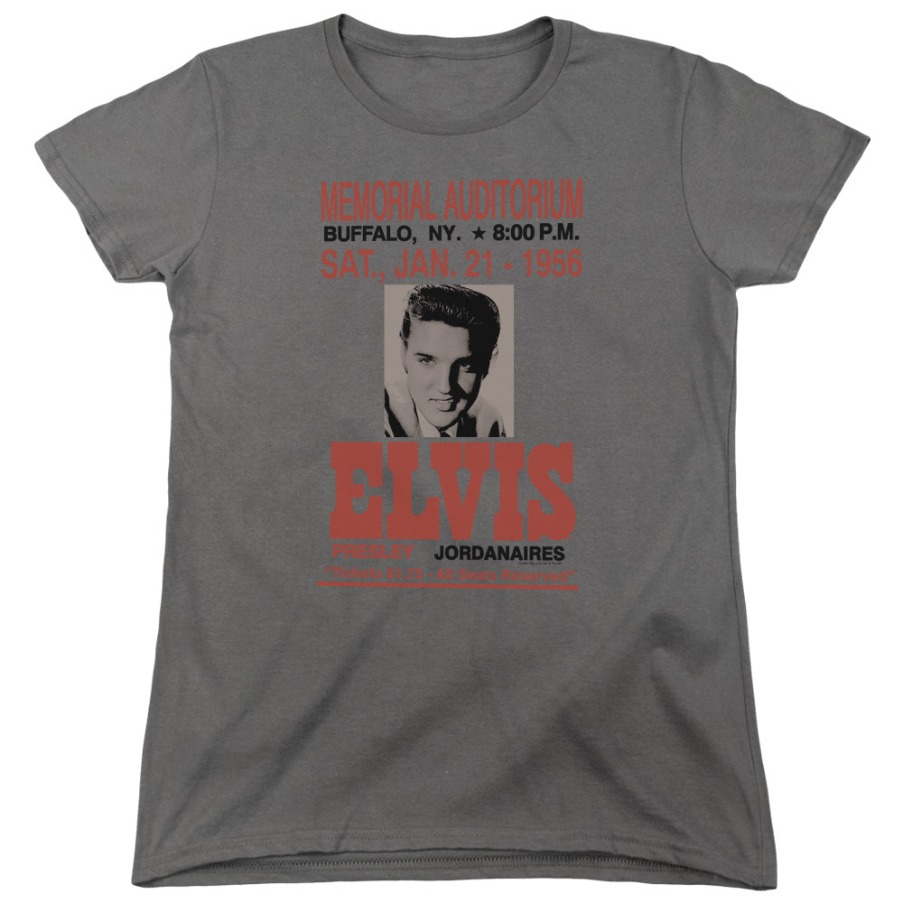 Elvis Presley Buffalo 1956 Womens T-Shirt