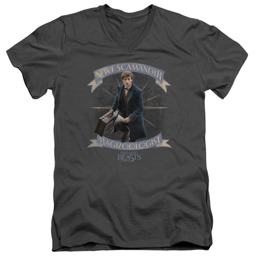 Fantastic Beasts Newt Scamander V-Neck T-Shirt