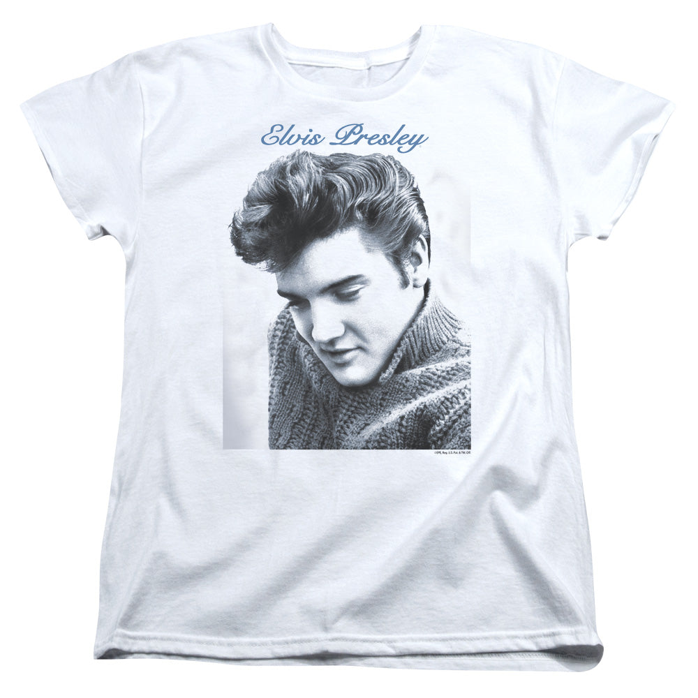 Elvis Presley Script Sweater Womens T-Shirt