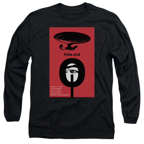 Star Trek Hide and Q Black Long Sleeve T-Shirt