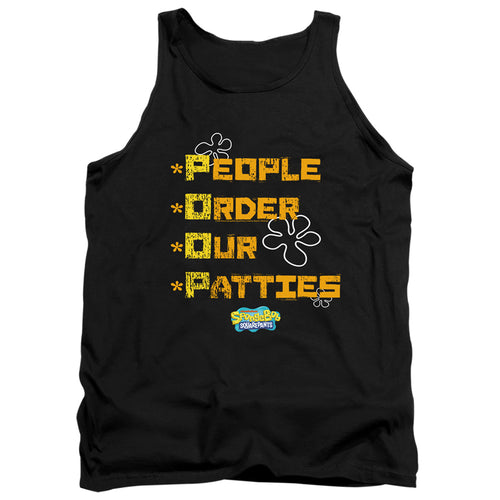Spongebob Squarepants People Order Our Patties Tank Top