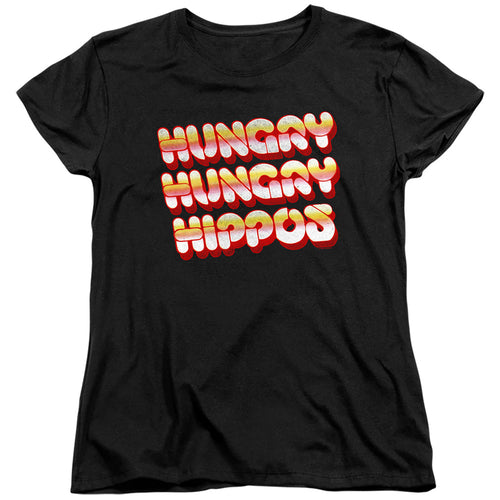 Hungry Hungry Hippos Hungry Vintage Logo Womens T-Shirt