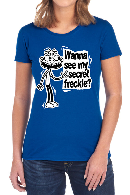 Diary of a Wimpy Kid Fregley Secret Freckle Womens T-Shirt