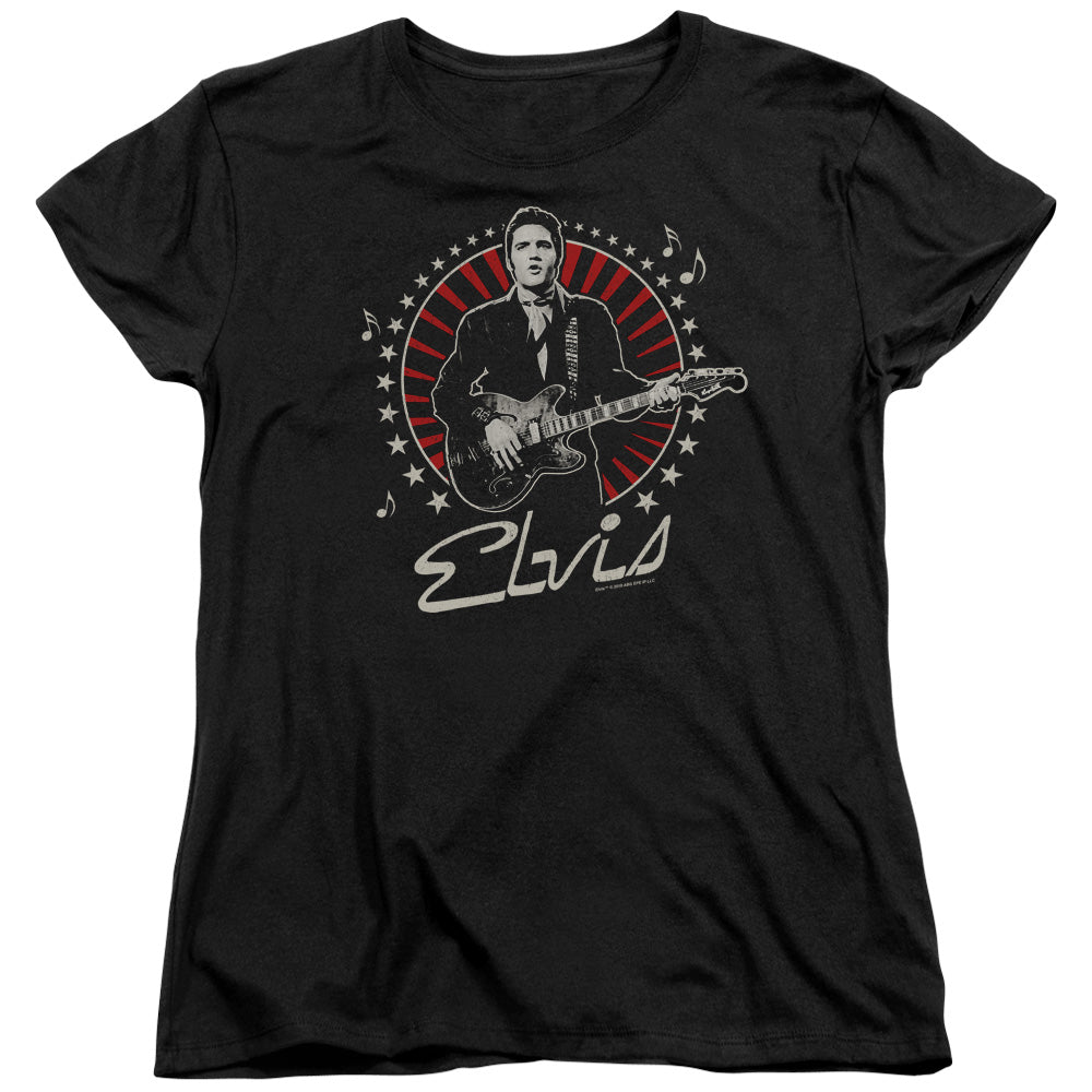Elvis Presley Stars Womens T-Shirt